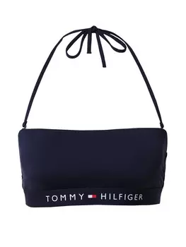 Топ бикини-бандо Tommy Hilfiger, темно-синий