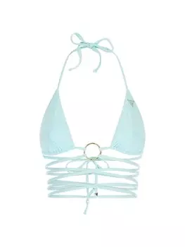 Топ бикини Guess, пастельный синий