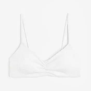 Топ бикини H&M Padded, белый