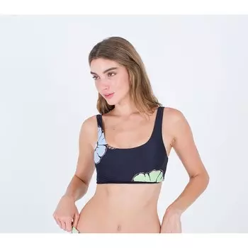 Топ бикини Hurley Big Bloo, синий