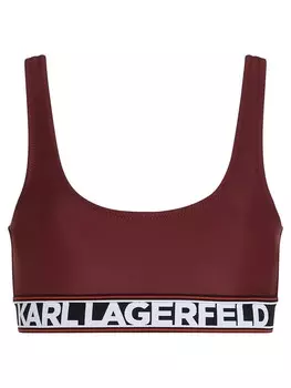 Топ бикини Karl Lagerfeld, цвет Merlot