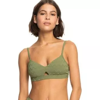 Топ бикини Roxy Current Coolness Bralette зеленый