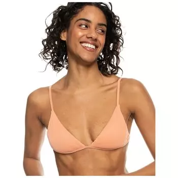 Топ бикини Roxy Rib Love, бежевый