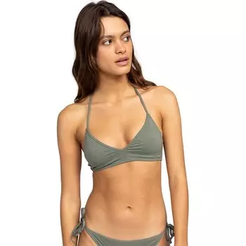 Топ бикини Roxy Shiny Wave, серый