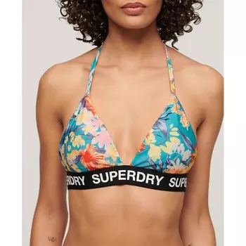 Топ бикини Superdry Logo Triangle, Разноцветный