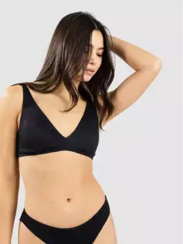 Топ бикини в рубчик Love Roxy, серый
