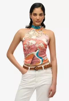 Топ Blouse Superdry, розовый