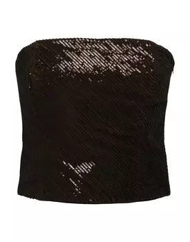 Топ Brunello Cucinelli, темно-коричневый
