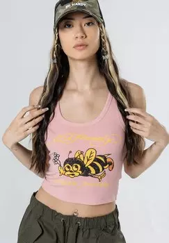 Топ Buzz Ed Hardy, цвет delicacy