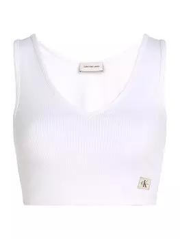 Топ Calvin Klein Jeans, белый