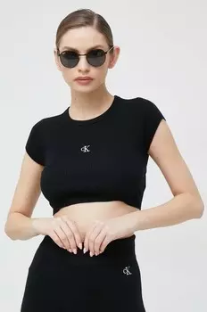Топ Calvin Klein Jeans, черный