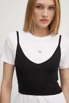 Топ Calvin Klein Jeans, черный