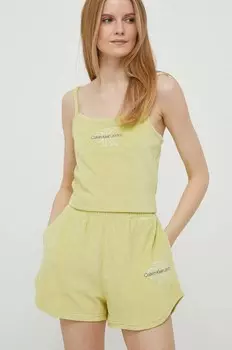 Топ Calvin Klein Jeans, зеленый