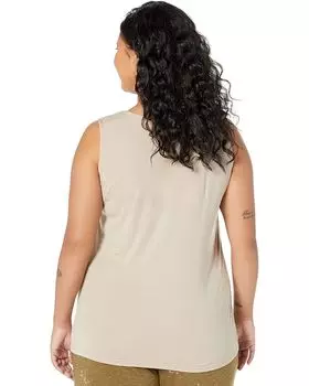Топ CAPSULE 121 Plus Size The Scott Top, бежевый