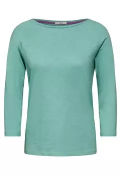 Топ CECIL Shirt Raglan, цвет green/mint