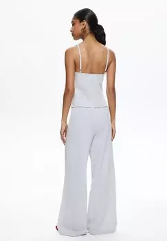 Топ CHECK PULL&BEAR, серый