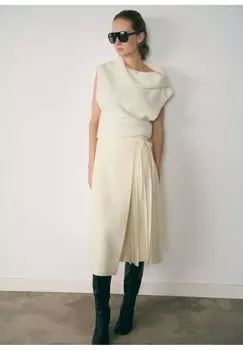 Топ COLLAR Mango, белый
