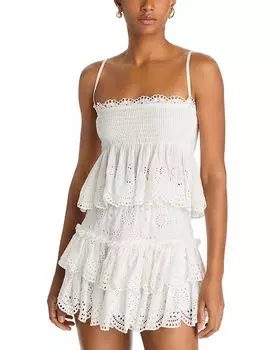 Топ Condie LoveShackFancy, белый