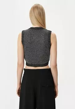 Топ CREW NECK GLITTER Koton, антрацит