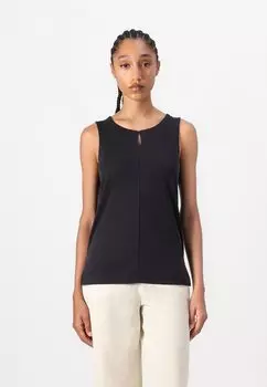 Топ CREW NECK TOM TAILOR, черный