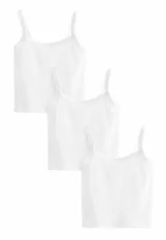 Топ CROPPED 3 PACK Next, цвет white