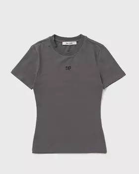 Топ Daily Paper Unit Emb Fitted Tee, цвет rabbit grey