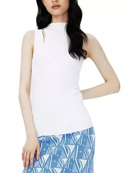 Топ Diane von Furstenberg Artemesia, белый