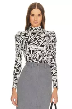 Топ Diane von Furstenberg Doha, цвет Heart Ocean