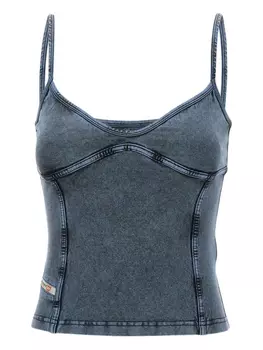 Топ Diesel denim corset top, синий