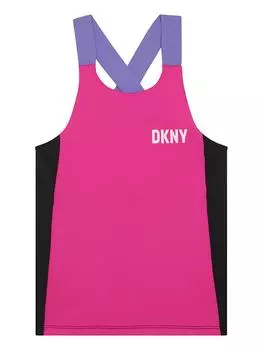 Топ DKNY, цвет pink/schwarz