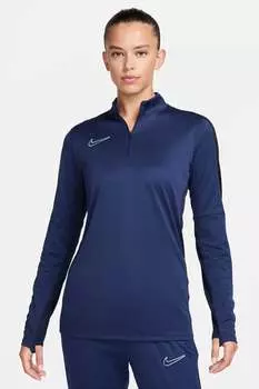 Топ Dri fit Academy с молнией 1/2 Nike, синий