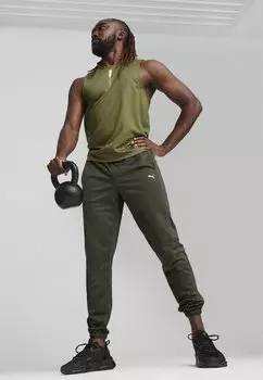 Топ Drirelease Puma, цвет olive green