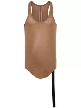 Топ DRK без рукавов Rick Owens DRKSHDW, коричневый