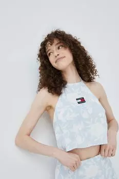 Топ DW0DW14193.PPYY Tommy Jeans, синий