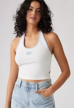 Топ ELLA HALTER Levi's, белый