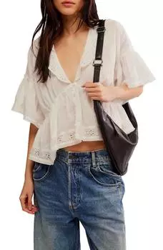 Топ Elle Cutwork в цвете Optical White Free People