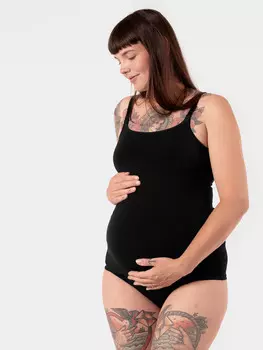 Топ Erlich Textil Stillhemd Lea, черный