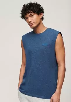 Топ ESSENTIAL LOGO Superdry, цвет bright blue grit