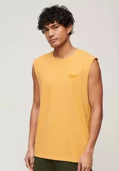 Топ ESSENTIAL LOGO Superdry, цвет ochre yellow marl