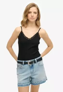 Топ ESSENTIAL TRIM CAMI Superdry, черный