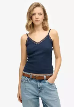 Топ ESSENTIAL TRIM CAMI Superdry, синий
