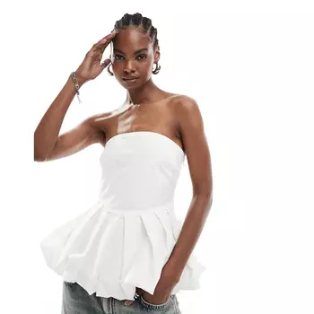 Топ Extro & Vert Bandeau Puffball, белый