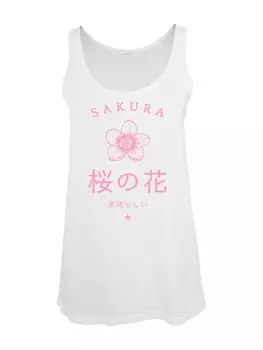 Топ F4NT4STIC Sakura Flower, белый