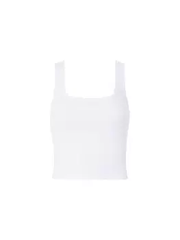Топ Fabletics Daily Rib, белый