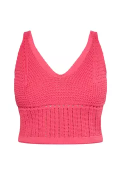 Топ faina Strick Tank, розовый