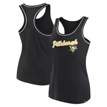 Топ Fanatics Branded Pittsburgh Penguins, черный