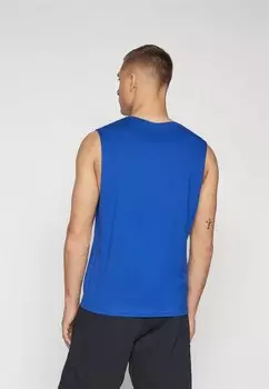 Топ Fanatics, темно-синий Los Angeles Dodgers Primary Logo Graphic Tank