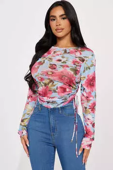 Топ Fashion Nova 36935, синий
