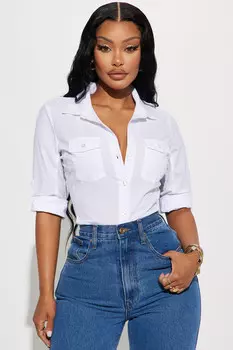 Топ Fashion Nova WTP01, белый