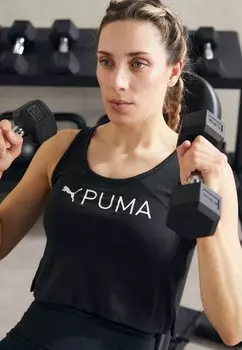 Топ FIT SKIMMER TANK Puma, цвет black/white